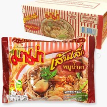 월드푸드 태국 라면 마마 인스턴트 라이스 누들 무남톡 플레이버 MOO NAM TOK, 30개입