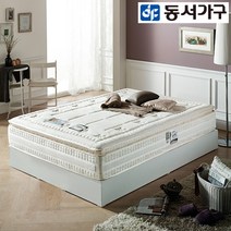 동서가구 DH107 프리미엄라인 9존독립(1260EA) 오가닉 퀸Q 매트리스(필로우탑) DFF34187, 아이보리