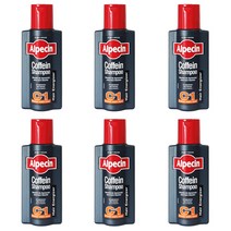 (해외)알페신 카페인 샴푸 C1 250ml 6개, 1개