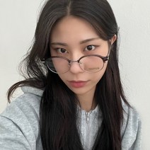 VANANA2 여성 남성 심플 데일리 모던 패션 반무테 안경테 5color