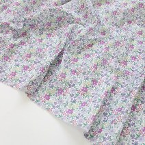 원단킹 DTP 무형광 이중거즈]동화속플라워(d0191)