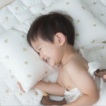 불로홈 유아 아기 꼰사인견 패드 쿨매트 신생아 사계절 고밀도 광목 토퍼 면 S(70x100cm), 라바(민트), 1개