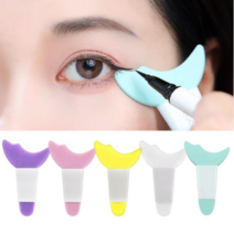 [1세트_3개입] 마스카라가이드 마스카라가드 속눈썹가이드 속눈썹 펌 Y스틱 마스카라받침, 3. 핑크