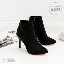 도오빠 여자 하이힐 부츠 10cm 발목부츠 봄 가을 겨울 여자부츠 스틸레토 스틸레토부츠 뾰족 뾰족구두 앵글부츠 구두 정장 캐주얼 오피스룩 블랙 올블랙 블랙부츠 20대 30대