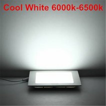 파워딜 Ac/dc 12 v/24 v 울트라 얇은 디자인 3 w 6 9w12w 15 25 led 천장 recessed 그리드 downlight 광장, 03 Cold White_13 24V 12W