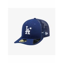 [국내 매장판] NEWERA 뉴에라 남녀공용 MLB 올스타게임 패치 LA 다저스 로우 프로파일 메시 사이즈캡 다크 로얄 / 60244200 285970