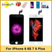 원래 1:1 OEM LCD 디스플레이 아이폰 6 7 8 6S 플러스 스크린 3D 터치 디지타이저 어셈블리 휴대 전화 수리 화면 교체, SE 2020 White