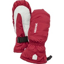 Hestra Gloves 여성용 32621 Czone 파우더 장갑 정품보장, Red/Off White