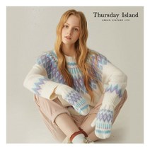 [써스데이아일랜드] [Thursday Island] 여성 펀치카 풀오버(T208MSW238W) 396433