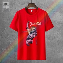 대나무단소 플라스틱 단소 Jethro Tull 티셔츠 플루트 공식 상품, 05 0004678-Red_06 2XL