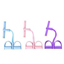 홈콩 홈트 전신 스트레칭 로잉밴드 3개, 핑크+퍼플+스카이블루