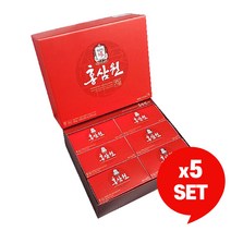 홍삼원 선물세트 50ml x 60포 + 쇼핑백 증정, 5세트