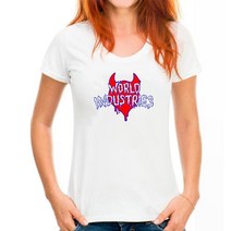 ups 파워서플라이 무정전전원장치 빈티지 월드 인더스트리즈 악마 남자 스케이트 보드 후크 업 티셔츠 복각, 14 WoMen white_04 M