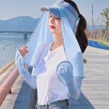 얼굴 햇빛가리개 모자 골프캡 썬가드 여름 얼굴 목가리개 자외선차단 선가드 안전모 캡 모자 햇볕가리개 뒷목가리개, 핑크(SGD)