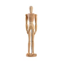 인테리어 관절 구체 30cm 장식소품 원목 목각인형, 상세페이지 참조