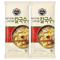 백설 제일제면소 칼국수면, 900g, 2개