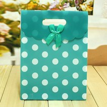 PP 리본 도트 선물백 /기념품점납품 팬시점판