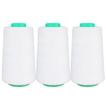 미싱바끼 60수3합, 흰색, 3개