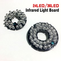 CCTV CCD 보안 카메라에 대 한 적외선 IR 24 / 36 Led 조명기 보드, 02 36 LED IR