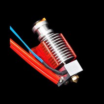 GBA-SZC V6 Hotend 12V 40W 원격 보웬 프린트 J-헤드 핫엔드 티타늄 합금 히트브레이크 냉각 팬 브래킷 타이탄 듀얼 드라이버 압출기용(12V 황동 노즐 키트), 24V Brass Nozzle Kit