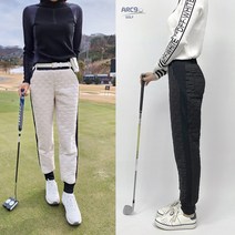 세 일 L사이즈 겨울용 여성 골프 샤샤 퀼팅 패딩 조거 팬츠﻿ 빅사이즈 55-88사이즈 골프바지 연습복 골프웨어바지
