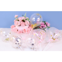 결혼 30주년 정년 퇴직 케이크 풍선 토퍼 세번째 스무살 축칠순, 실버