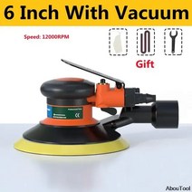 왁싱기 광택기인치 공압 궤도 샌더 에어 그라인더 진공 편심 연마/그라인딩 머신 자동차 왁싱 밀용 도구, 02 Blue