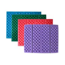 1+1 국산 엠보싱 4단 접이식 등산방석 2개(가방포함) 낚시 캠핑 깔판 깔개 방석, 10개, 퍼플