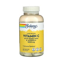 솔라레이 비타민C 로즈힙 아세로라 1000mg 250베지캡슐 서방형 아스코르브산