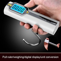 50kg 10g 5g lcd 디지털 수하물 저울 traval 수하물 가방 가방 무게 전자 저울 후크 bulit-in 1m 측정 테이프, 교수형 저울 후크