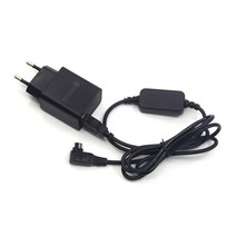 범용화환 AC-PW10AM USB 케이블 8.4V 카메라 보조베터리 + 소니 A77 II A99 A100 A330 A450, 04 AU