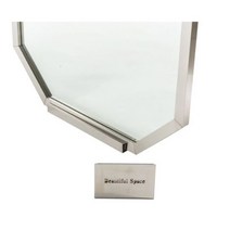 직사각 감성카페 편집숍 옷가게 화장실 전신거울, 골드밀러