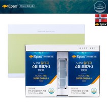 EPAX 노르딕 알티지 슈퍼 오메가3 선물세트 1202mg 60캡슐 2통 하드케이스 선물포장, 1세트(하드케이스)