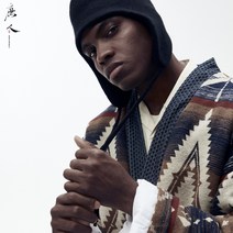 브이넥가디건 ARTS-CRAFTS 팬들턴패턴 패딩자켓