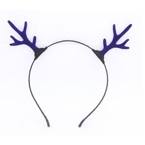 크리스마스 파티 머리띠 크리스마스 사슴 뿔 머리띠 독특한 성인 키즈 멋진 드레스 의상 동물 귀 헤어 후, 04 Khaki_01 앤틀러
