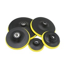 전동 그라인더용 3인치 4인치 5인치 벨크로 원형 샌딩패드, M10 드릴 연결 로드