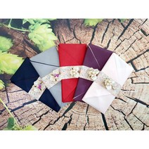 다솜다솜 화사 브로치 현금예단봉투 봉채비 꾸밈비 부모님 용돈 잔치 축하 봉투, 서식지없음, 회색