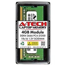A-Tech 4GB RAM 교체용 삼성 M471A5244CB0-CTD | DDR4 2666MHz PC4-21300 1Rx16 1.2V SODIMM 260핀 메모리 모듈
