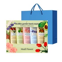 메디플라워 더 블리스 가든 핸드크림 5종세트+쇼핑백, 1개, 50g
