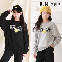 엔조이맨투맨 티셔츠_안감기모