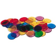 러닝리소스 투명 수세기 칩 Transparent Color Counting Chips (250개 6색)
