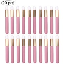 10/20Pcs 속눈썹 청소 브러쉬 눈썹 코 여드름 깨끗한 브러시 래쉬 샴푸 전문 확장, [13] 20pcs Pk-Convex