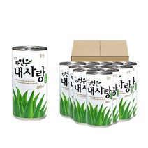 상큼한 과즙음료 내사랑 알로에 180ml X30캔 과일주스 X1박스