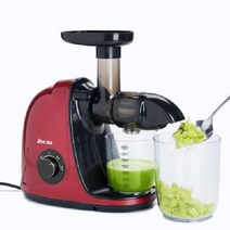 Jocuu 가정용 착즙기 녹즙기 쥬서기 과즙기 원액기 즙짜는기계, 레드