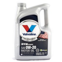 Valvoline 발보린 엔진오일 신파워 테크놀로지 합성유 0W-20 가솔린 엔진오일 4.73L, 1개