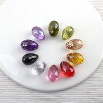 [5910]지르코니아 통통동글물방울 9x14mm 1개