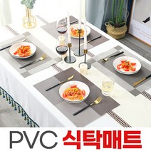 PVC 식탁매트 테이블매트 방수 식탁보 주방용품, 식탁매트-06