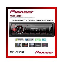 PIONEER 파이어니어 싱글 딘 내장 블루투스 MIXTRAX USB 보조 판도라 스포티파이 아이폰 안드로이드 및 스마트 동기화 앱 호환 자동차 디지털 미디어 수신기Alphason