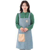 미미캐츠 메이디 퍼 방수앞치마 주방앞치마 공방용, 색상:그레이, 단품