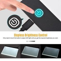 A3 copyboard 초박형 led 라이트 패드 무단 밝기 반투명 드로잉 보드 아티스트 애니메이션 스케치 용 usb copyboard, a3g